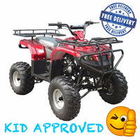 Tao Motor ATA125F1 110cc Youth/Kids Semi-Automatic ATV-4-Wheeler with Reverse