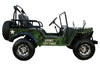 Coolster GK6125A 125cc Adult-Youth-Kids Automatic 2-Seater Jeep Willys Style Go Kart